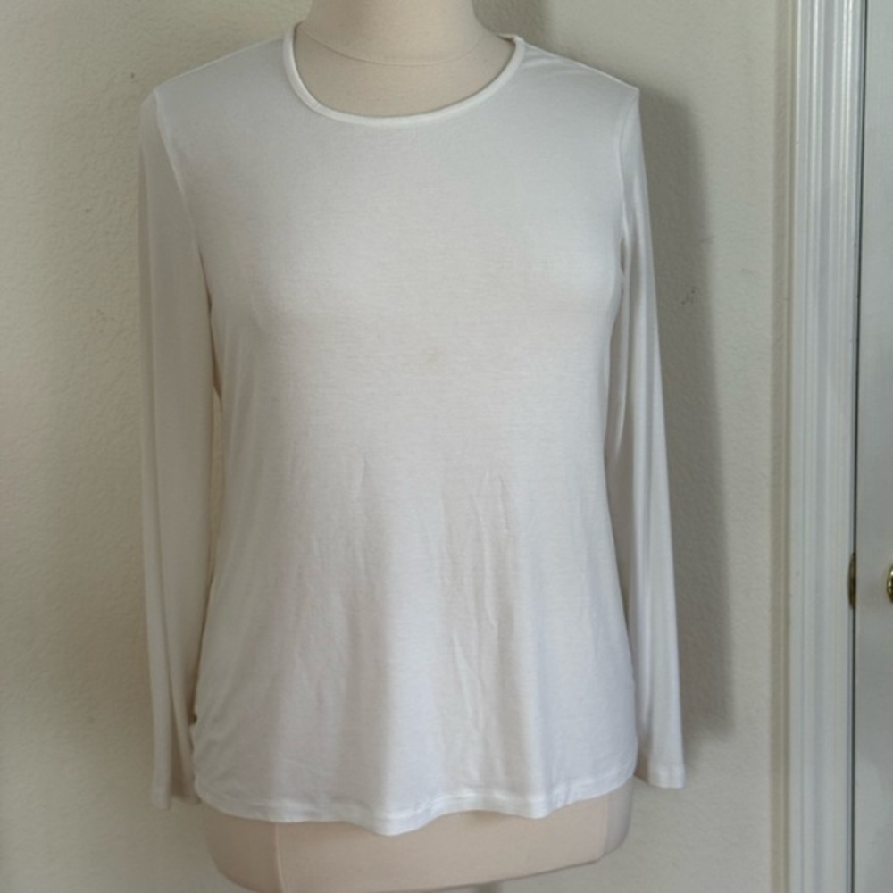 Chico’s Classic Ecru Long Sleeve Top size 16 (Chicos size 3)